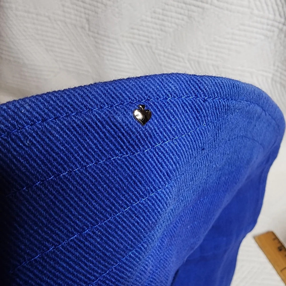 Kate Spade wide brim sun‎ hat blue white. main image 4